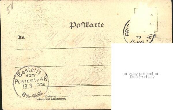 Bismarck Friedrichsruh Künstler-Radierung Nr. 26 – Bild 2