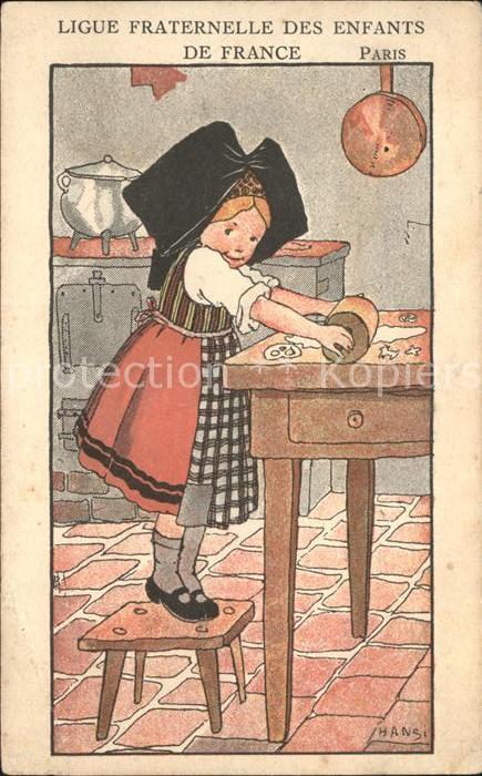 Hansi Tracht Kind Nudelholz backen Ligue Frat