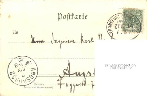 Daur Hermann Nr. 5 Schwarzwald Bahnpost – Bild 2