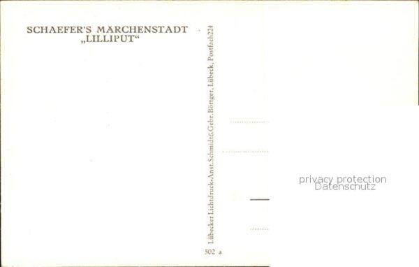 Kuriosum Liliputaner Schaefer's Märchenstadt Lil – Bild 2