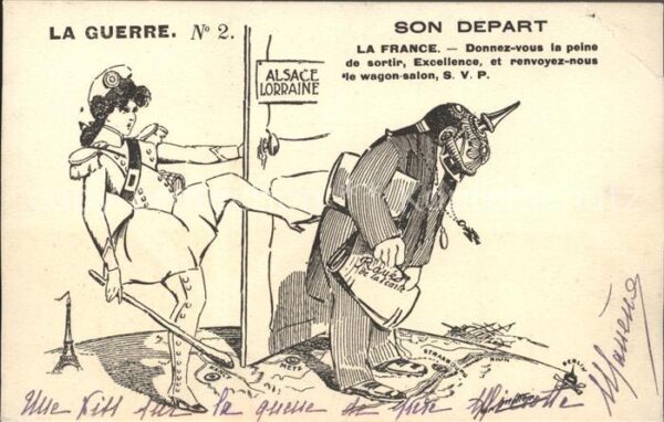 Politik Satire Frankreich Alsace Lorraine