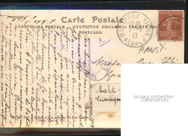 Hansi Waltz J J Sewen Alsace – Bild 2