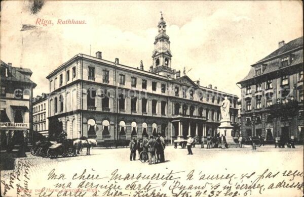 Riga Lettland Rathaus
