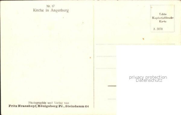 Angerburg Ostpreussen Kirche – Bild 2