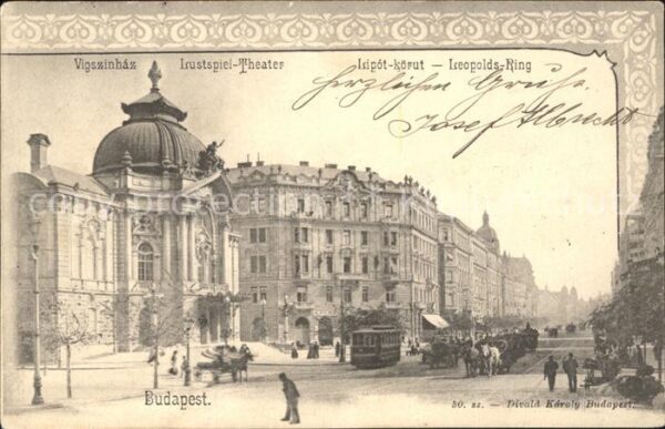 Budapest Leopolds-Ring Strassenbahn