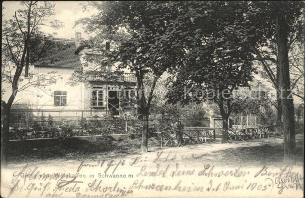 Oberschlesien WaldCafe in Schwanne