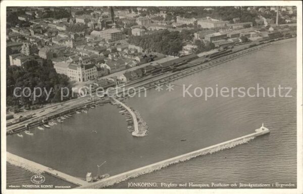 Jonkoping Fliegeraufnahme Hafen