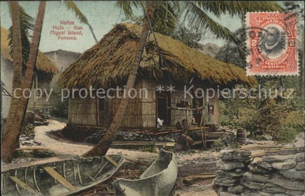 Panama Miguel Island Haus am Strand Boote