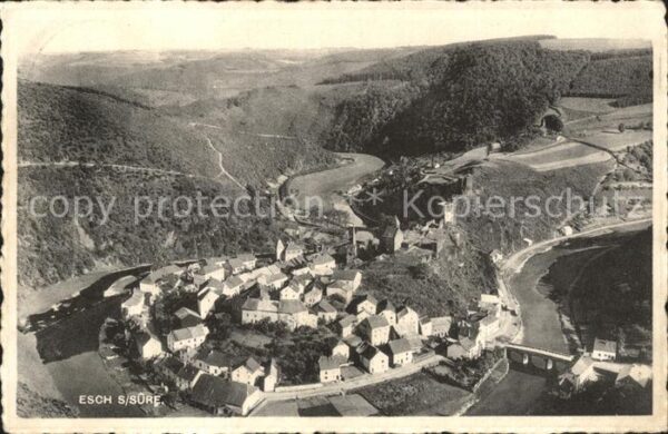 Esch-sur-Sure Fliegeraufnahme