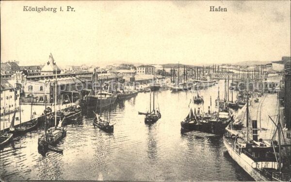 Koenigsberg Ostpreussen Hafen Schiffe