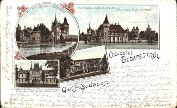Budapest Paläste der historischen Ausstellung