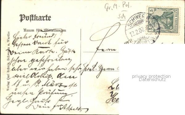 Schwerin Warthe Königliche Präparandenanstalt – Bild 2