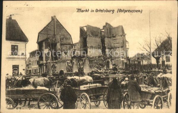 Ortelsburg Ostpreussen Markt