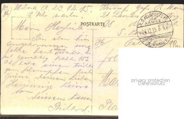 Wilno Wilna Alexander Strasse – Bild 2