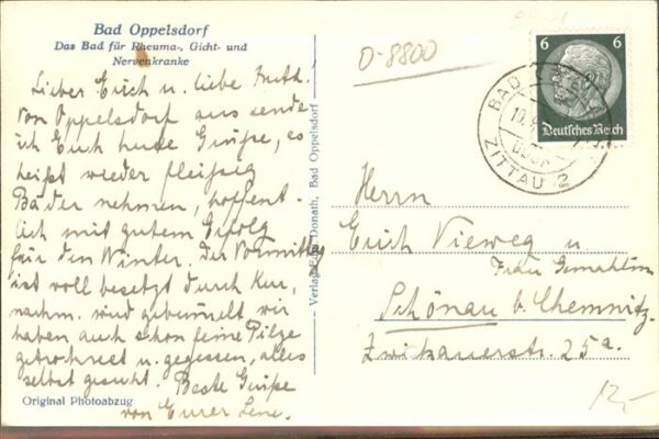 Bad Oppelsdorf Opolno Zdroj Kahleberg Gickelsberg – Bild 2