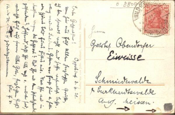 Bad Oppelsdorf Opolno Zdroj Schafteich Hohenwald Gickelsberg – Bild 2