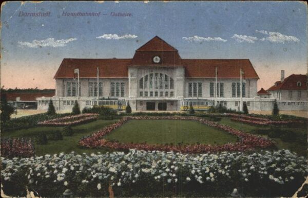 Bahnhof Darmstadt Ostseite Strassenbahn