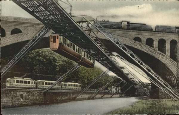 Schwebebahn Strassenbahn Eisenbahn Wuppertal Sonnbo