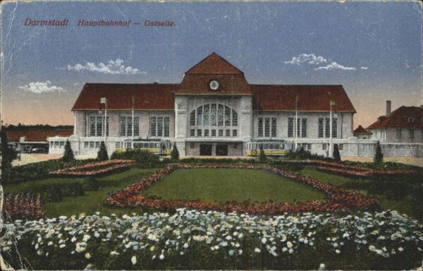 Strassenbahn Darmstadt Hauptbahnhof Ostseite