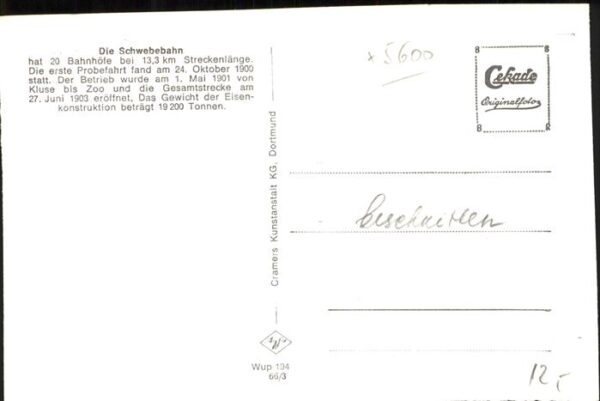 Schwebebahn Wuppertal-Barmen – Bild 2