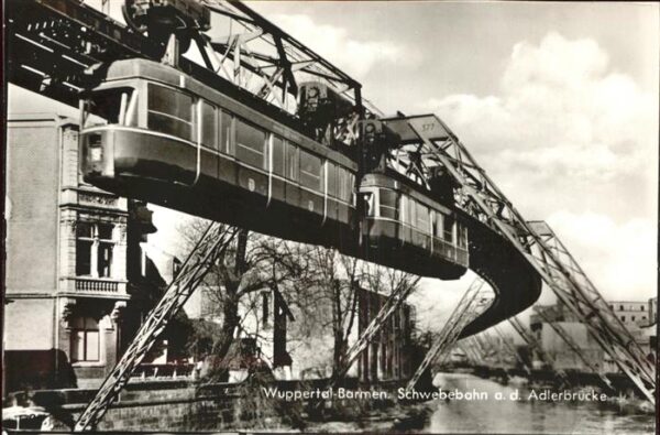 Schwebebahn Wuppertal-Barmen Adlerbrücke