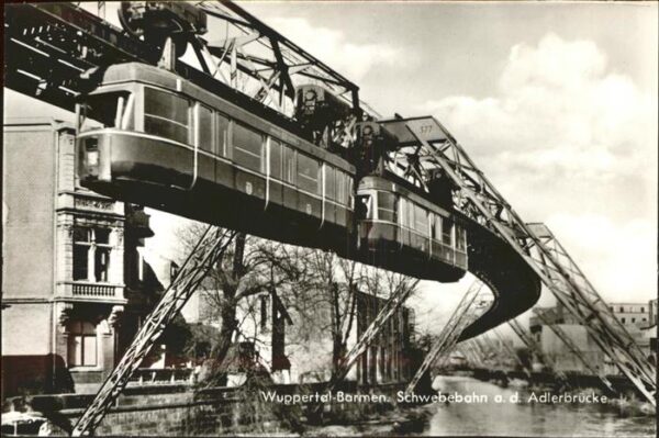 Schwebebahn Wuppertal-Barmen Adlerbrücke