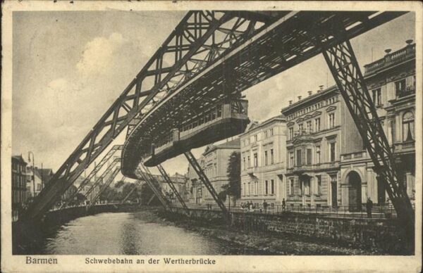 Schwebebahn Wuppertal-Barmen Wertherbrücke