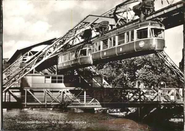 Schwebebahn Wuppertal-Barmen Adlerbrücke