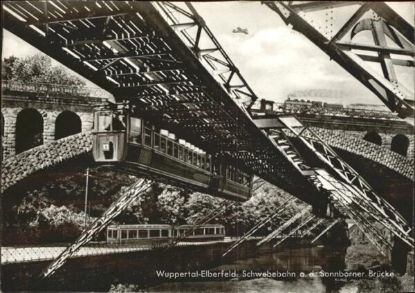 Schwebebahn Wuppertal-Elberfeld Sonnborner Brücke