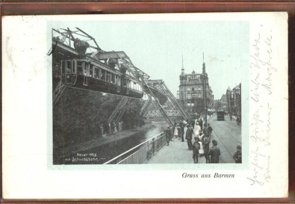 Schwebebahn Wuppertal-Barmen Neuer Weg