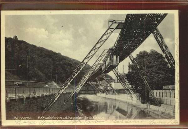 Schwebebahn Wuppertal Haspeler Brücke