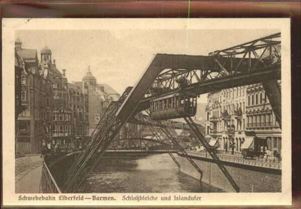 Schwebebahn Wuppertal Elberfeld-Barmen Schloßbleich