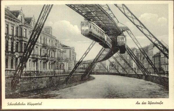 Schwebebahn Wuppertal Uferstrasse