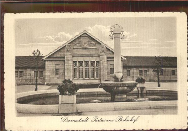 Bahnhof Darmstadt Brunnen
