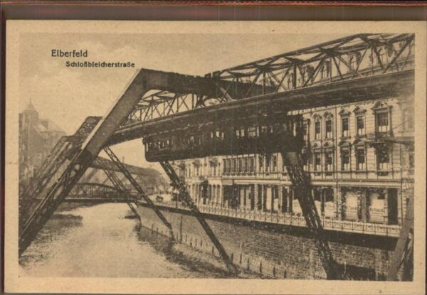 Schwebebahn Wuppertal-Elberfeld Schloßbleichstrasse