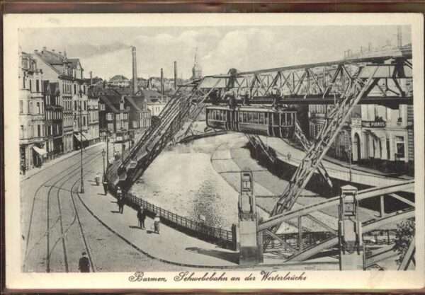 Schwebebahn Wuppertal-Barmen Werterbrücke