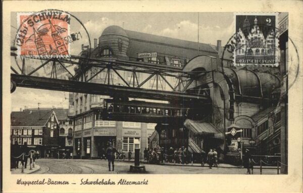 Schwebebahn Wuppertal-Barmen Altermarkt