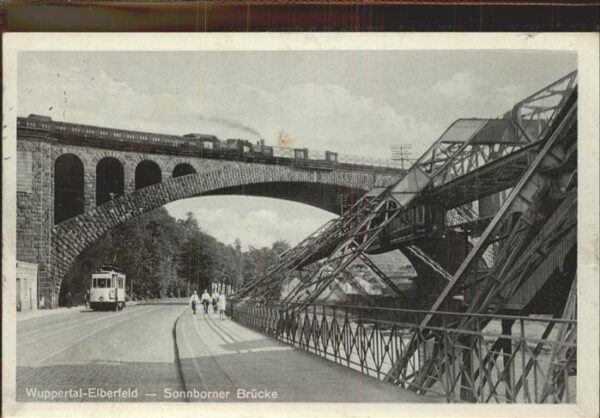 Schwebebahn Wuppertal-Elberfeld Sonnborner brücke