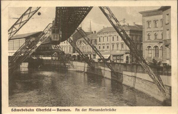 Schwebebahn Elberfeld-Barmen Alexanderbrücke