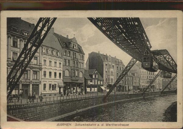 Schwebebahn Wuppertal-Barmen Wertherstrasse