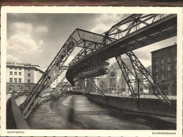 Schwebebahn Wuppertal Sparkasse