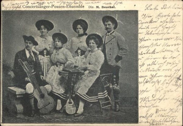 Musikanten Konzertsänger-Possen-Ensemble M. Beuche