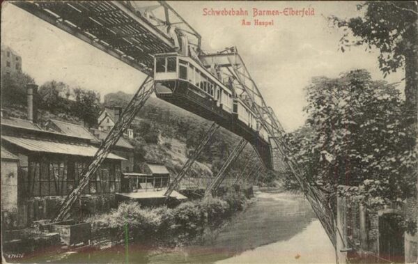 Schwebebahn Barmen-Elberfeld Wuppertal Am Haspel