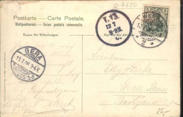 Schwalbenkarte Werdau Zieher-Ottmar-Verlag – Bild 2