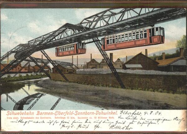 Schwebebahn Barmen-Elberfeld-Sonnborn-Vohwinkel Wup