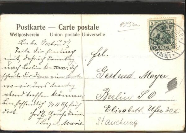Verlag Braun Nr. 2506 Annaberg Rathaus Markt – Bild 2
