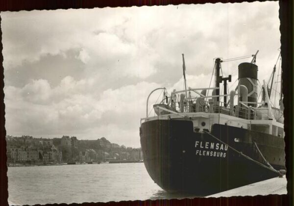 Schiffe Ships Navires Flensau Flensburg Dampfschiff