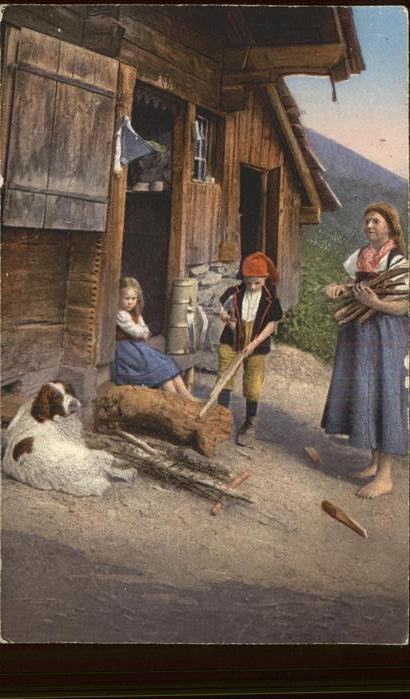 Trachten Schweizer Bernhardiner