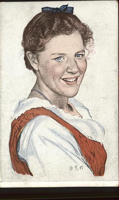 Trachten Tirolermädchen