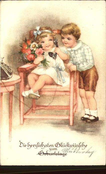 Glueckwunsch Kinder Telefon Blumen